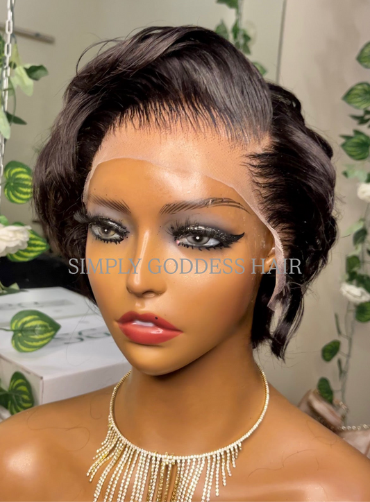 Pixie Cut Wig - virgin hair