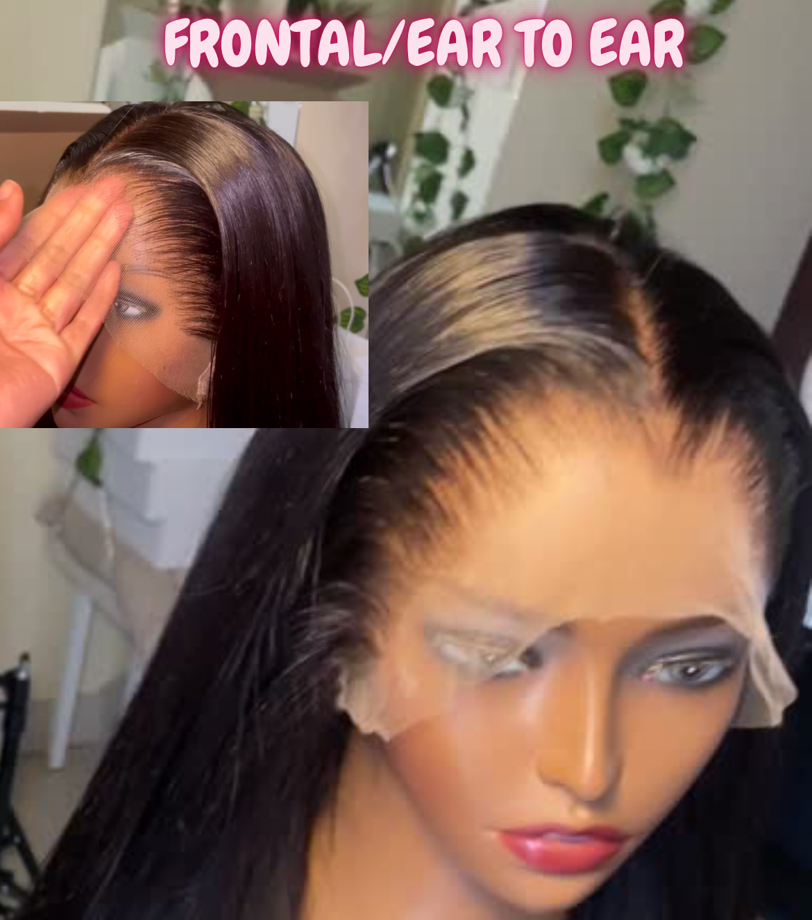 INCHES BABE - Glueless raw hd straight premium wig