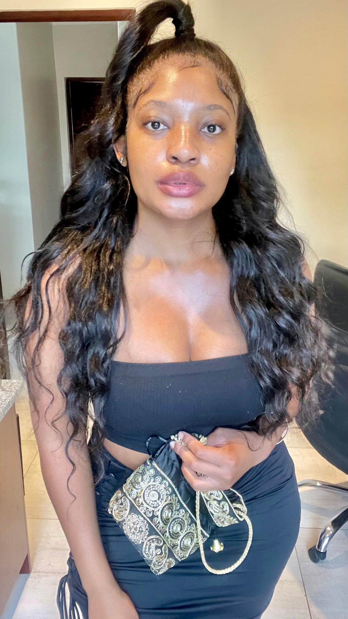 INCHES BABE- Glueless Hd virgin lace wig