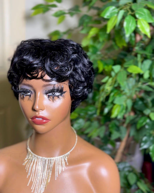 Throw on and Go Pixie : no lace glueless pixie