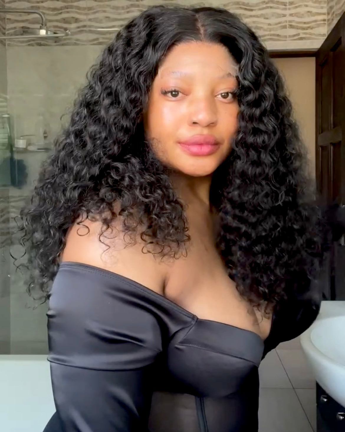 ITALIAN CURL- Glueless hd raw wig